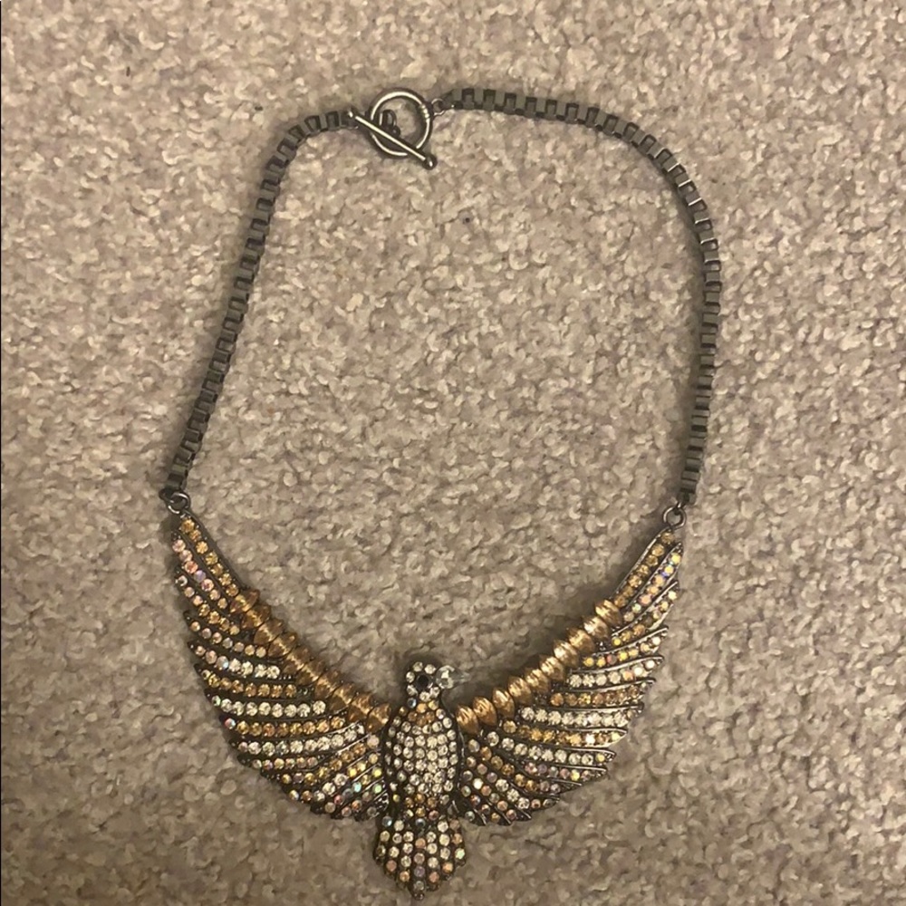 Stud Eagle Statement Necklace